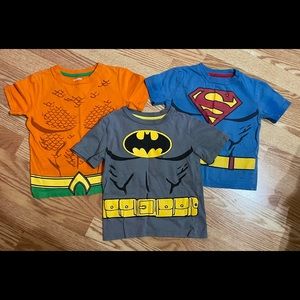Boys' Justice League Short-Sleeve Shirts Size 5T
